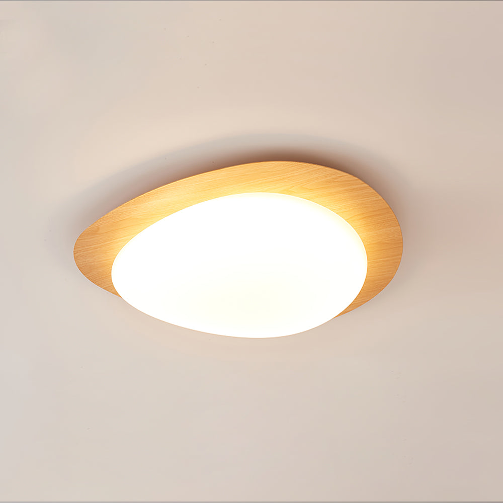 Avenora Minimalist Opal Acrylic Ceiling Light Warm Glow