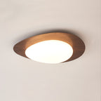 Avenora Minimalist Opal Acrylic Ceiling Light Warm Glow