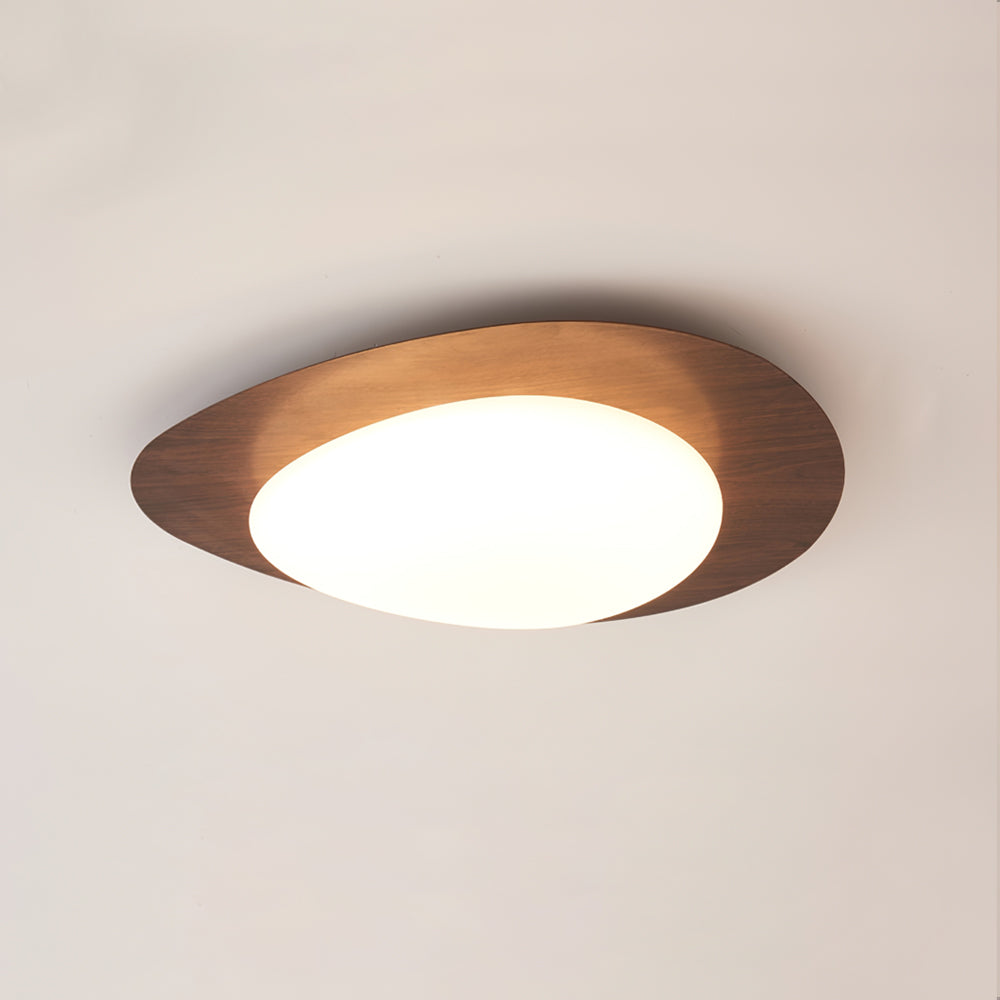 Avenora Minimalist Opal Acrylic Ceiling Light Warm Glow