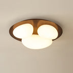 Avenora Minimalist Opal Acrylic Ceiling Light Warm Glow