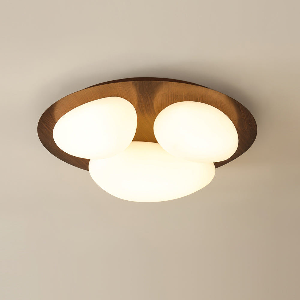 Avenora Minimalist Opal Acrylic Ceiling Light Warm Glow