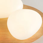 Avenora Minimalist Opal Acrylic Ceiling Light Warm Glow