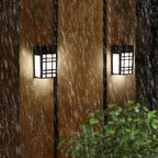 Akemi Japanese Solar LED Wall Light For Outdoor Garden