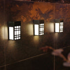 Akemi Japanese Solar LED Wall Light For Outdoor Garden