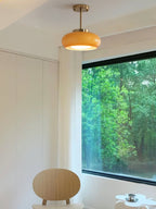 Lunara Space Age Chrome Ceiling Light With Milk Glass Globe