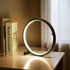 Lunara | Modern Halo Circle Touch Sensitive Table Lamp