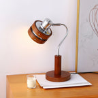 Lumoria | Wood And Metal Desk Lamp With Rotating Head