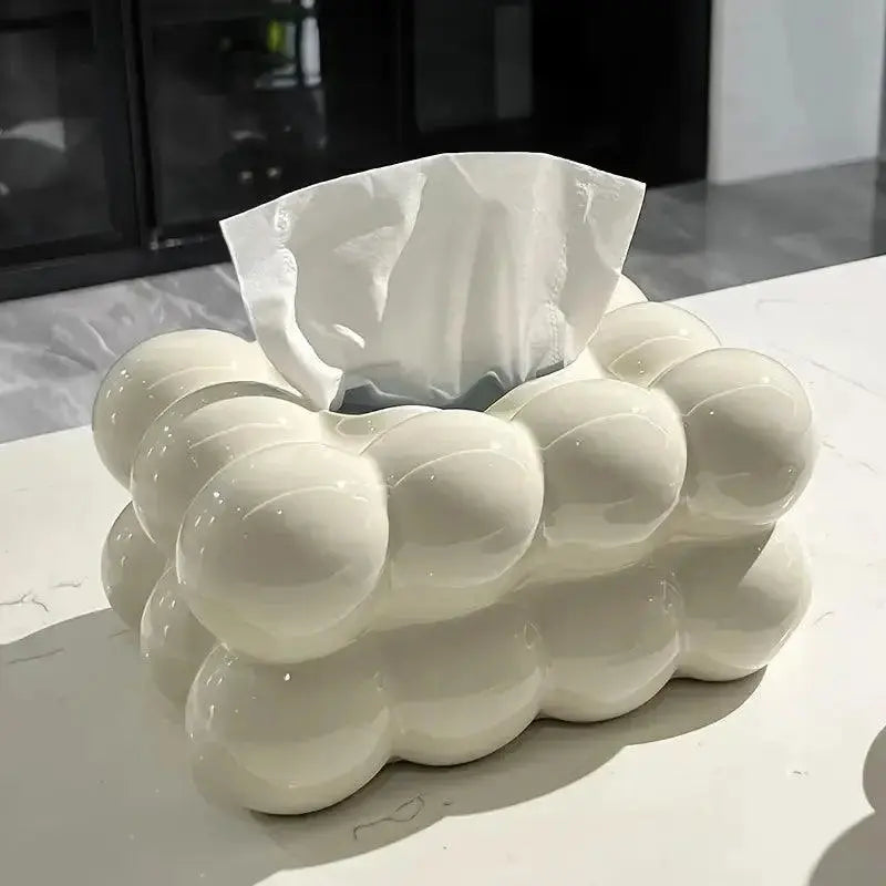 Marvelle | Elegant Ceramic Tissue Box Holder For Home Decor
