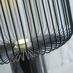 Aurell Table Lamp With Matte Black Screen And Marble Base