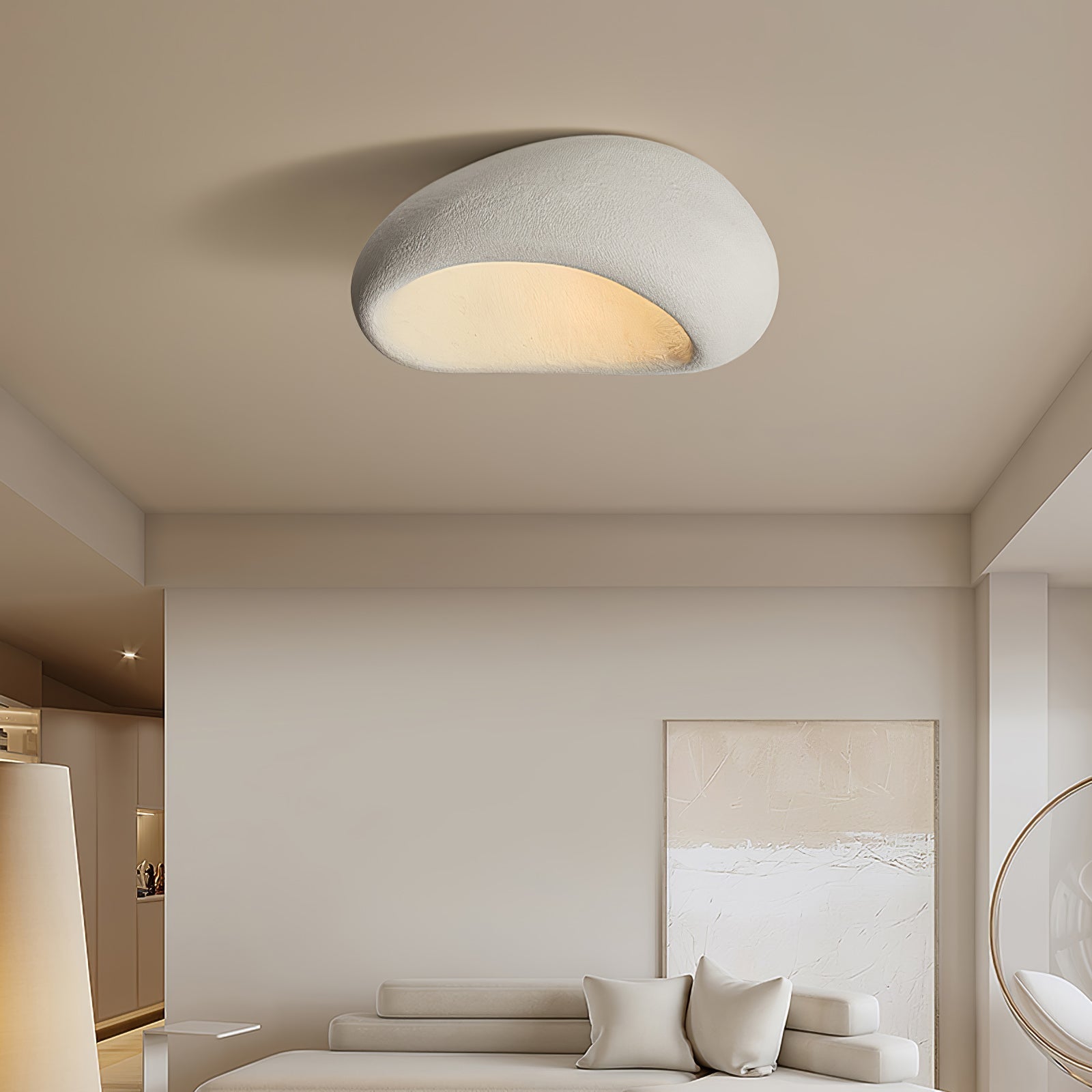 AeriaGlow Ceiling Light With Cloud Design and Cozy Ambiance
