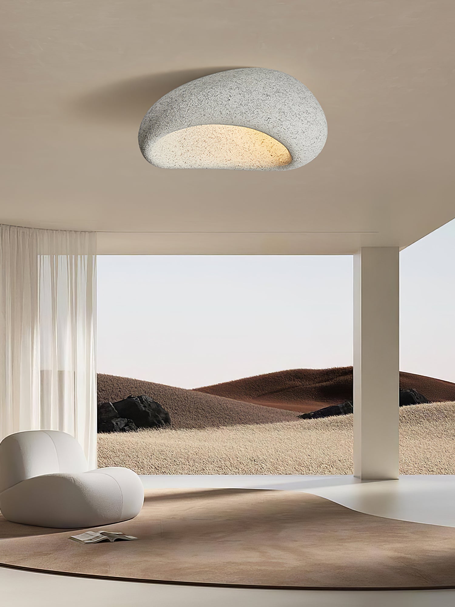 AeriaGlow Ceiling Light With Cloud Design and Cozy Ambiance