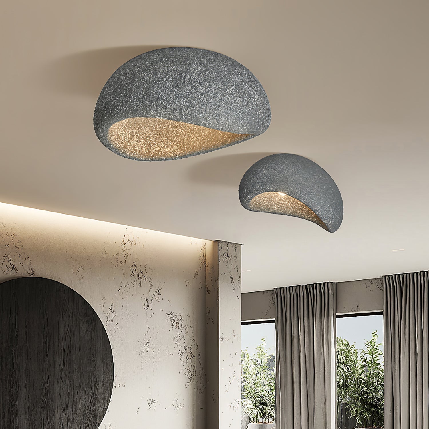 AeriaGlow Ceiling Light With Cloud Design and Cozy Ambiance