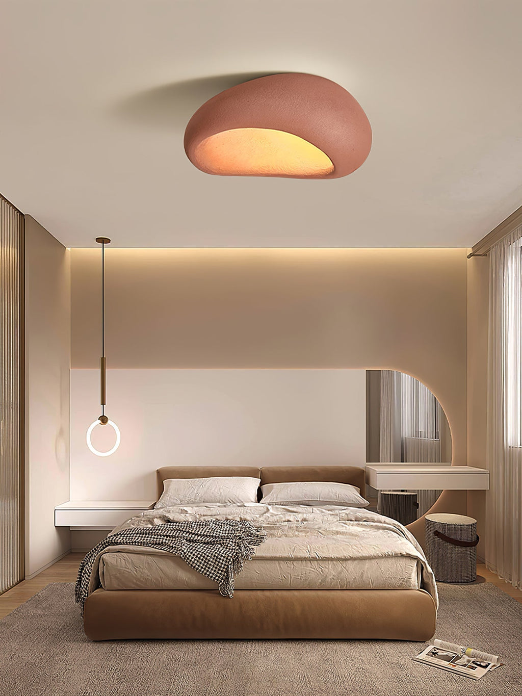 AeriaGlow Ceiling Light With Cloud Design and Cozy Ambiance