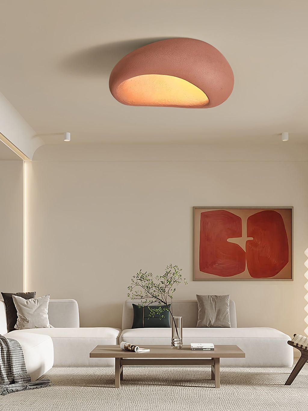 AeriaGlow Ceiling Light With Cloud Design and Cozy Ambiance