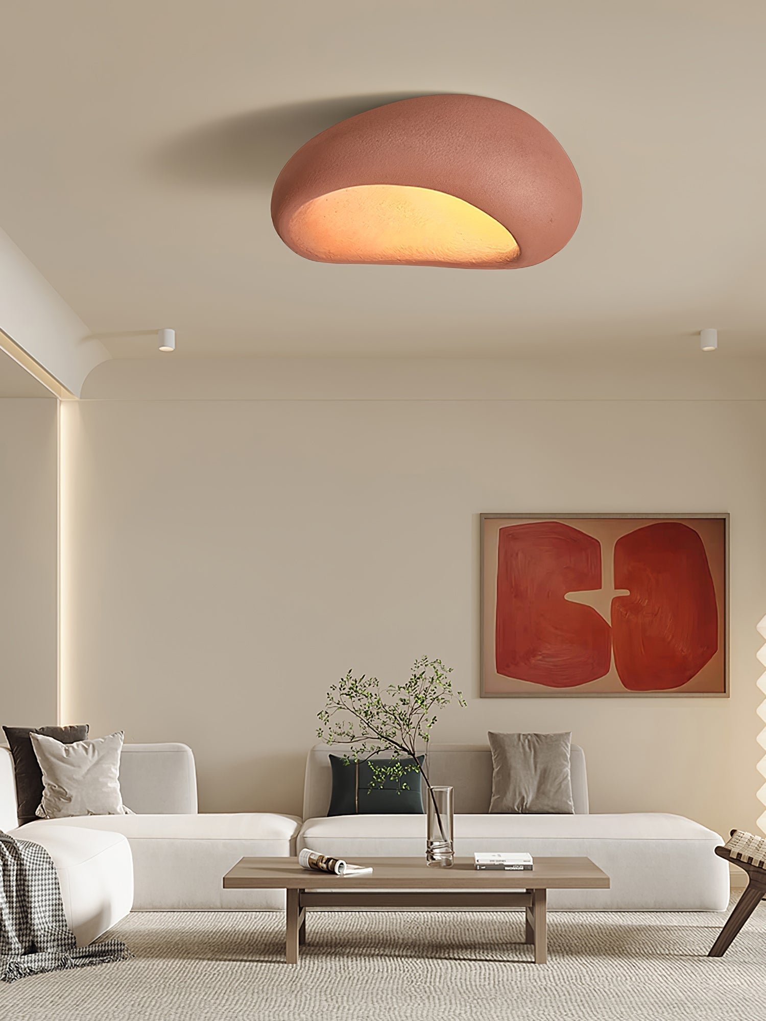 AeriaGlow Ceiling Light With Cloud Design and Cozy Ambiance