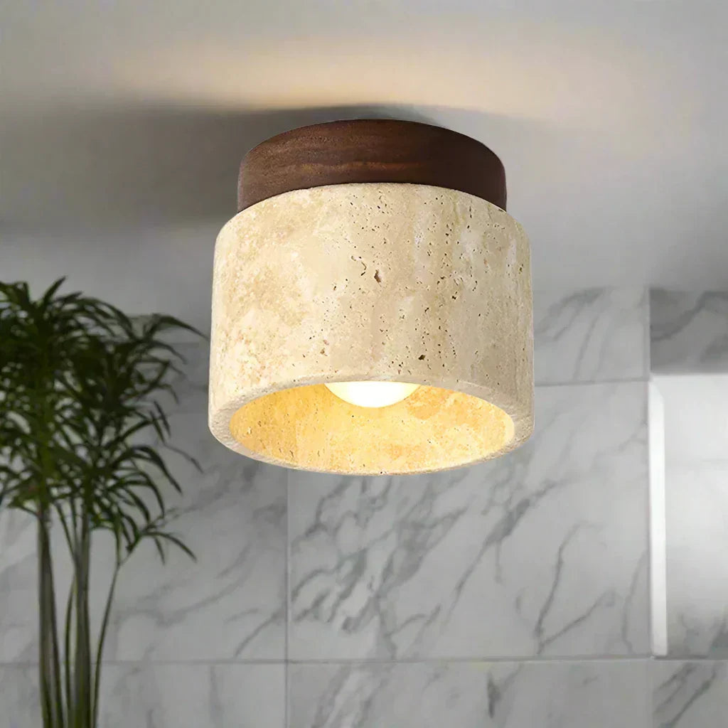 Kirei Soft Cream Japanese Ceiling Lamp For Living Rooms