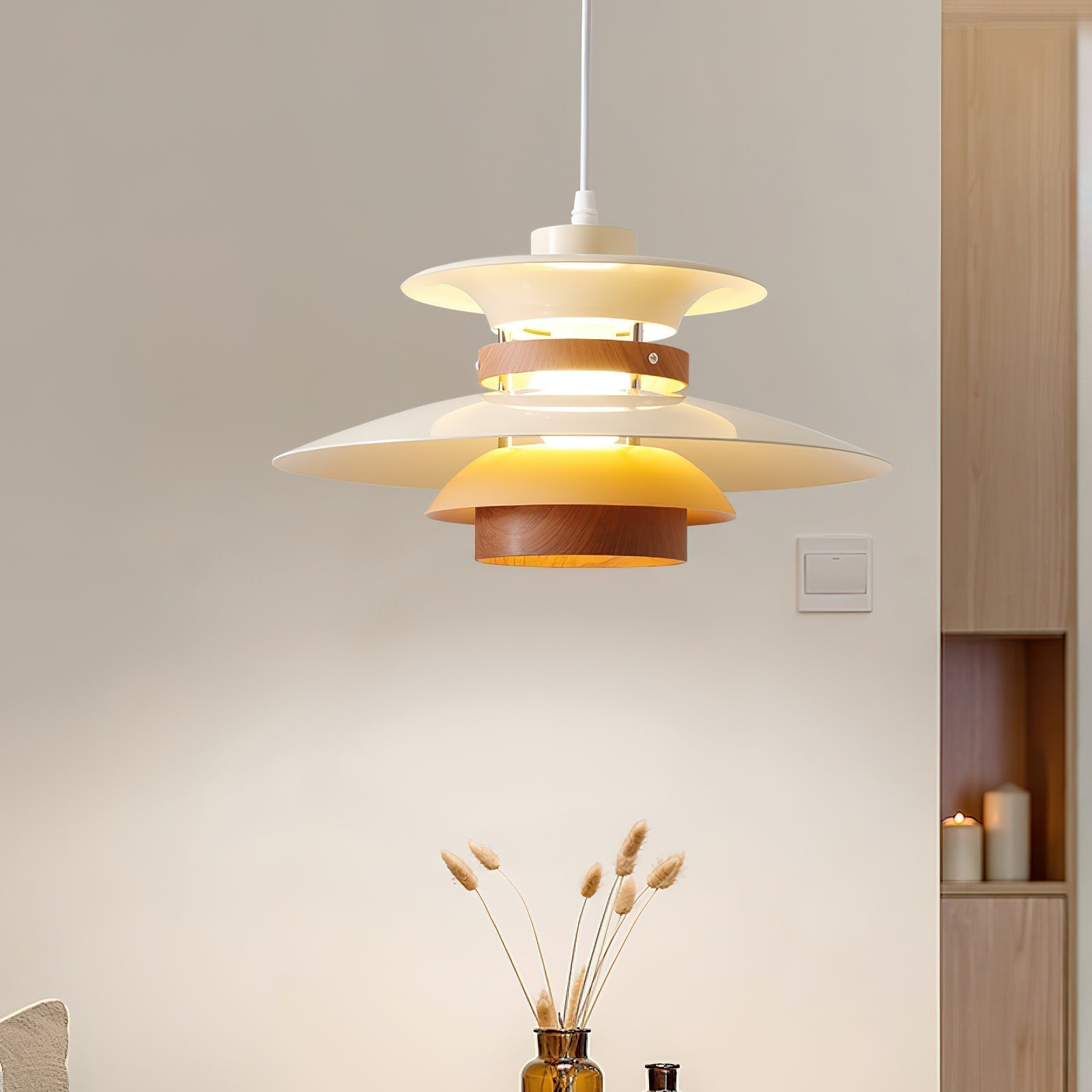 Aurelis Suspended Pendant Lamp With Warm Ambient Glow