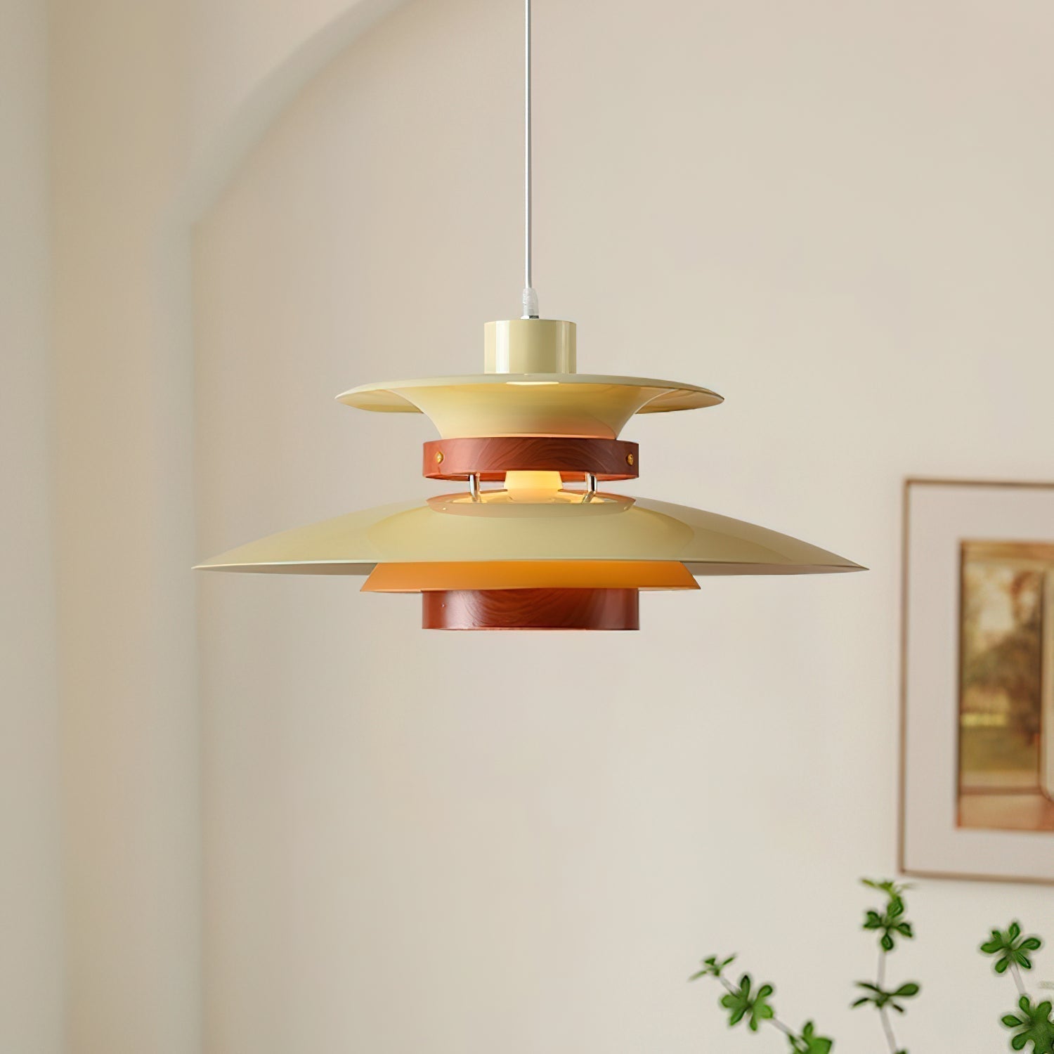 Aurelis Suspended Pendant Lamp With Warm Ambient Glow