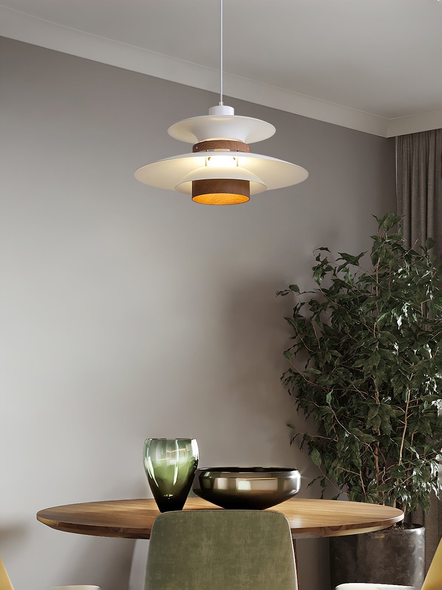 Aurelis Suspended Pendant Lamp With Warm Ambient Glow