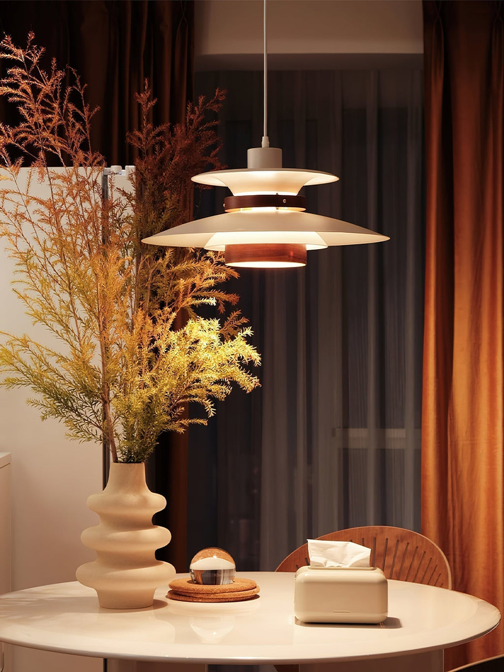 Aurelis Suspended Pendant Lamp With Warm Ambient Glow