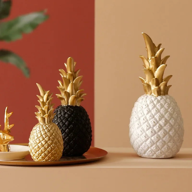 AuroraPine Gold Pineapple Home Decor Accent Ornament