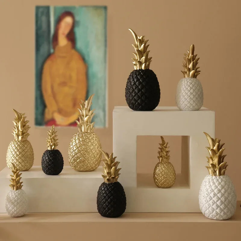 AuroraPine Gold Pineapple Home Decor Accent Ornament