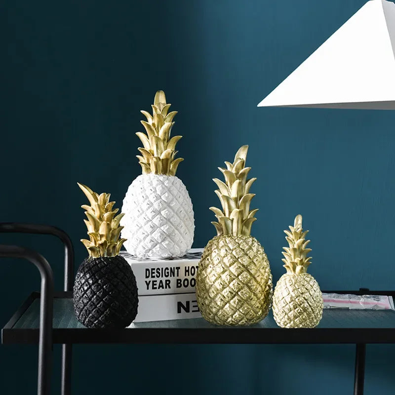 AuroraPine Gold Pineapple Home Decor Accent Ornament