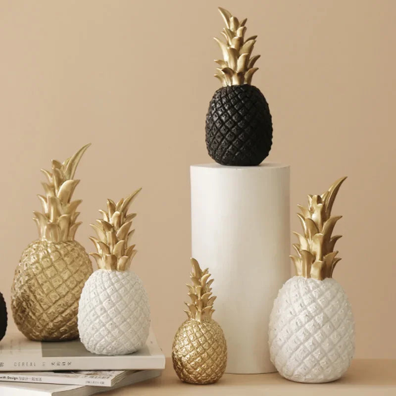 AuroraPine Gold Pineapple Home Decor Accent Ornament