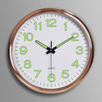 LumaNova | Modern Silent Backlit Wall Clock With Soft Glow