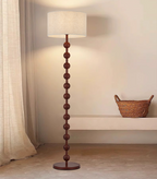 Hoshi Wooden Japandi Floor Lamp With Warm Ambient Glow