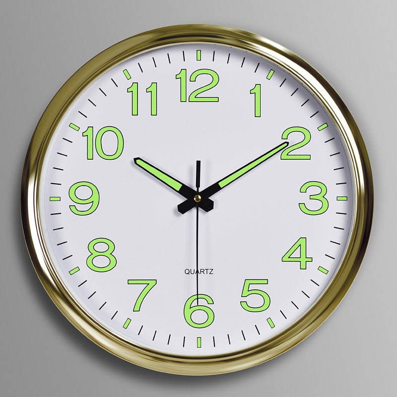 LumaNova | Modern Silent Backlit Wall Clock With Soft Glow