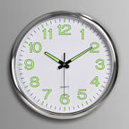 LumaNova | Modern Silent Backlit Wall Clock With Soft Glow