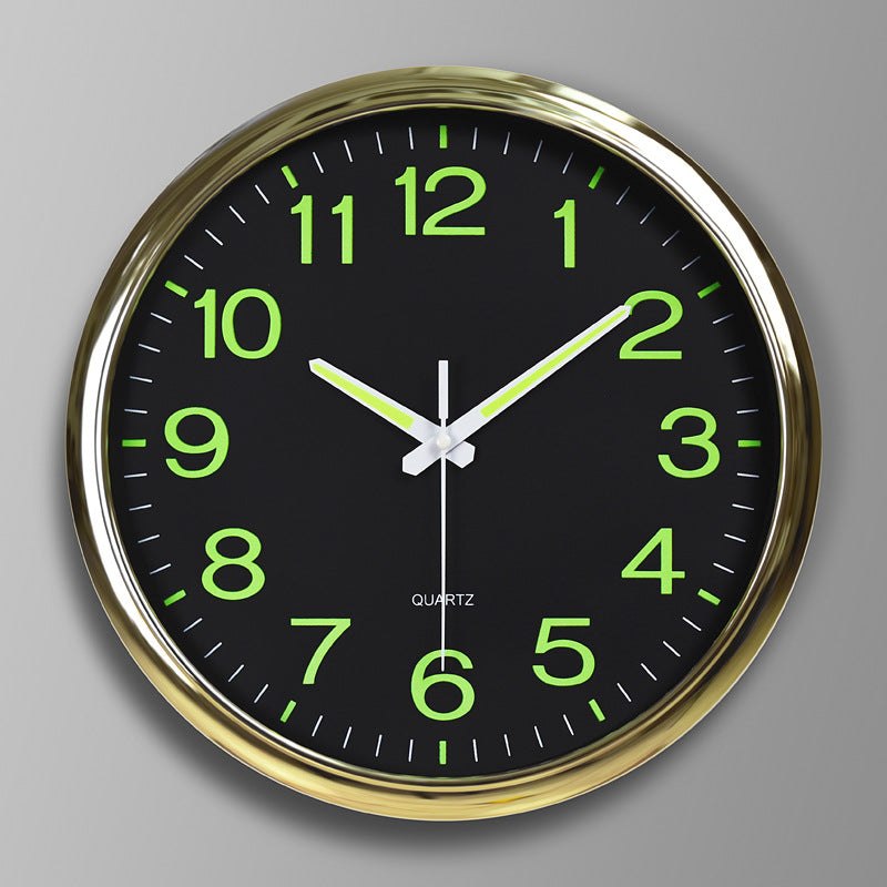 LumaNova | Modern Silent Backlit Wall Clock With Soft Glow