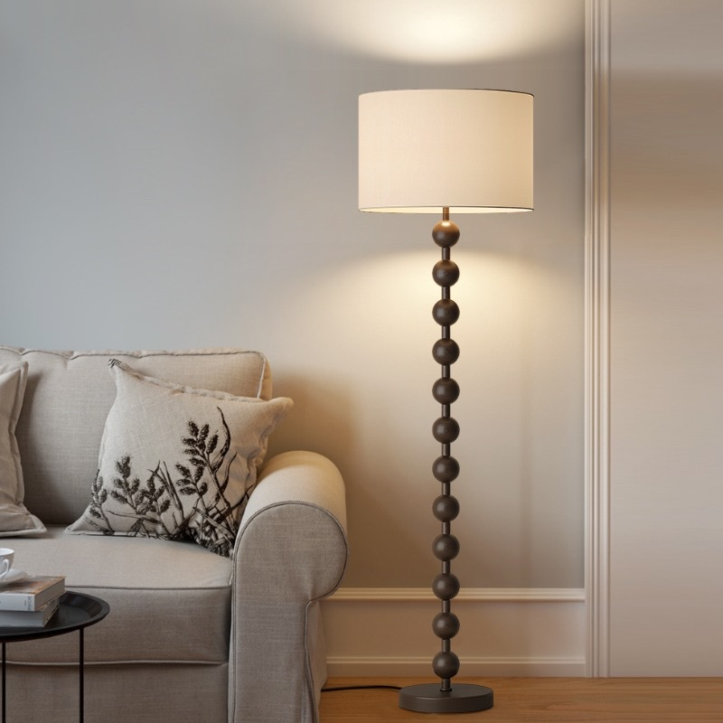 Hoshi Wooden Japandi Floor Lamp With Warm Ambient Glow