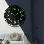 LumaNova | Modern Silent Backlit Wall Clock With Soft Glow