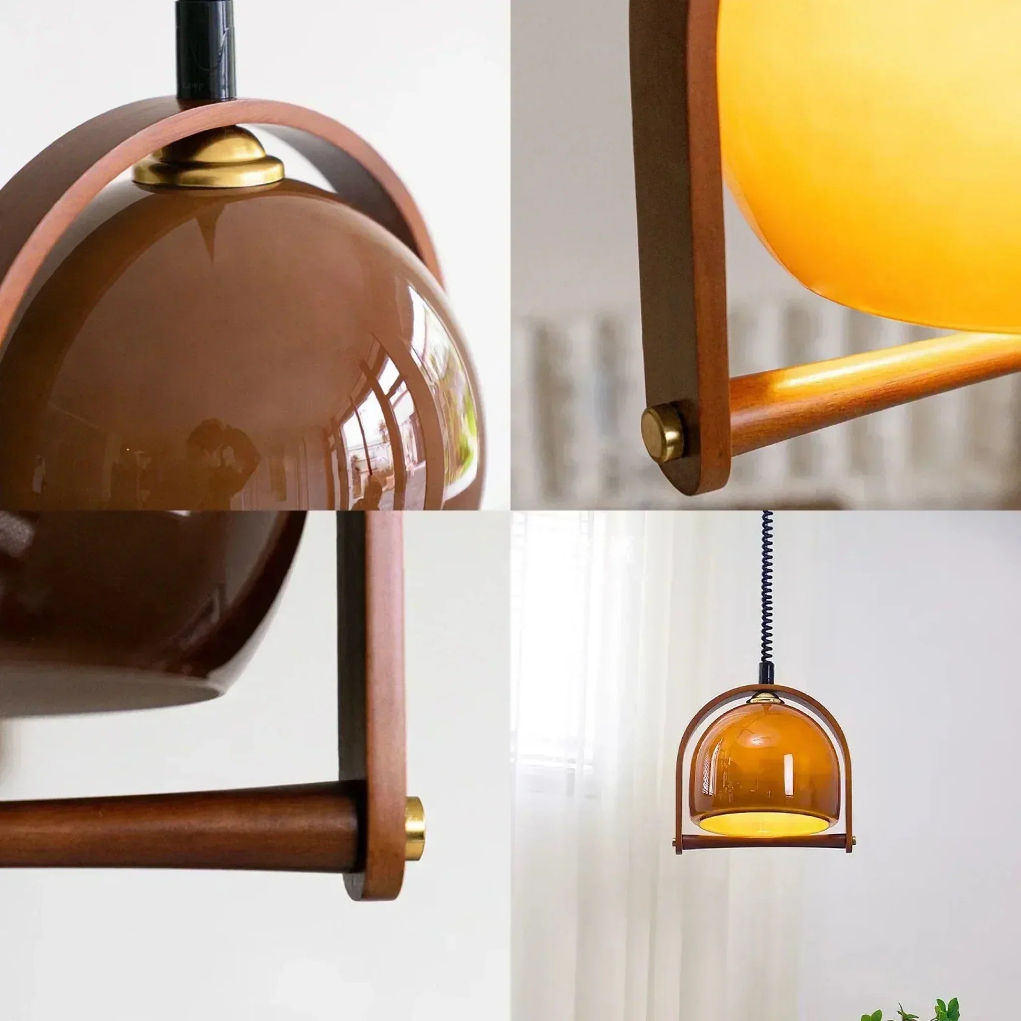 Kirrea | Bauhaus-Inspired Pendant Light With Recessed Glass