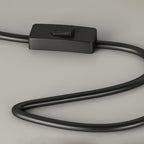 Elmora Pleated Linen Shade Table Lamp In Wood And Metal