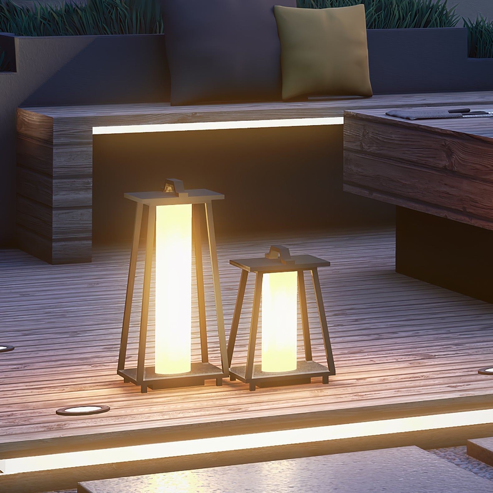 PathLuma | Outdoor Weatherproof Stainless Steel Lantern