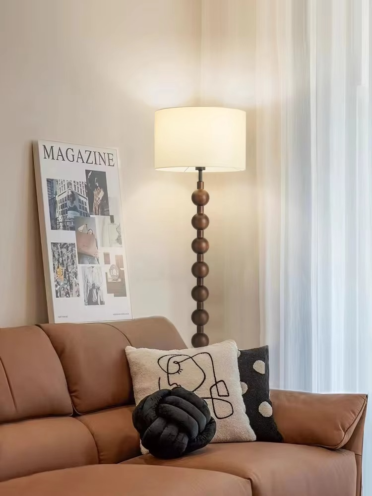 Hoshi Wooden Japandi Floor Lamp With Warm Ambient Glow