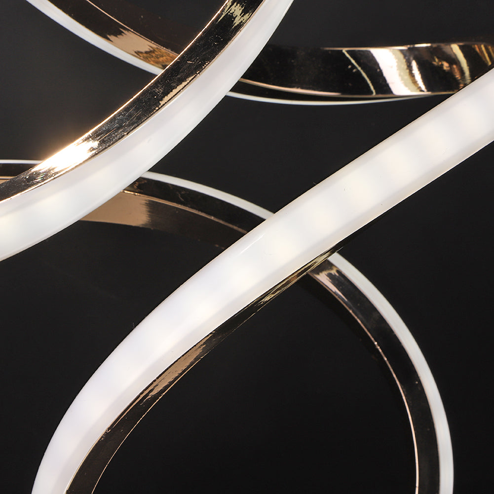 LumenWave | Spiral LED Table Lamp With Endless Glow