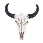 Calderro Resin Longhorn Skull Accent For Home Interiors