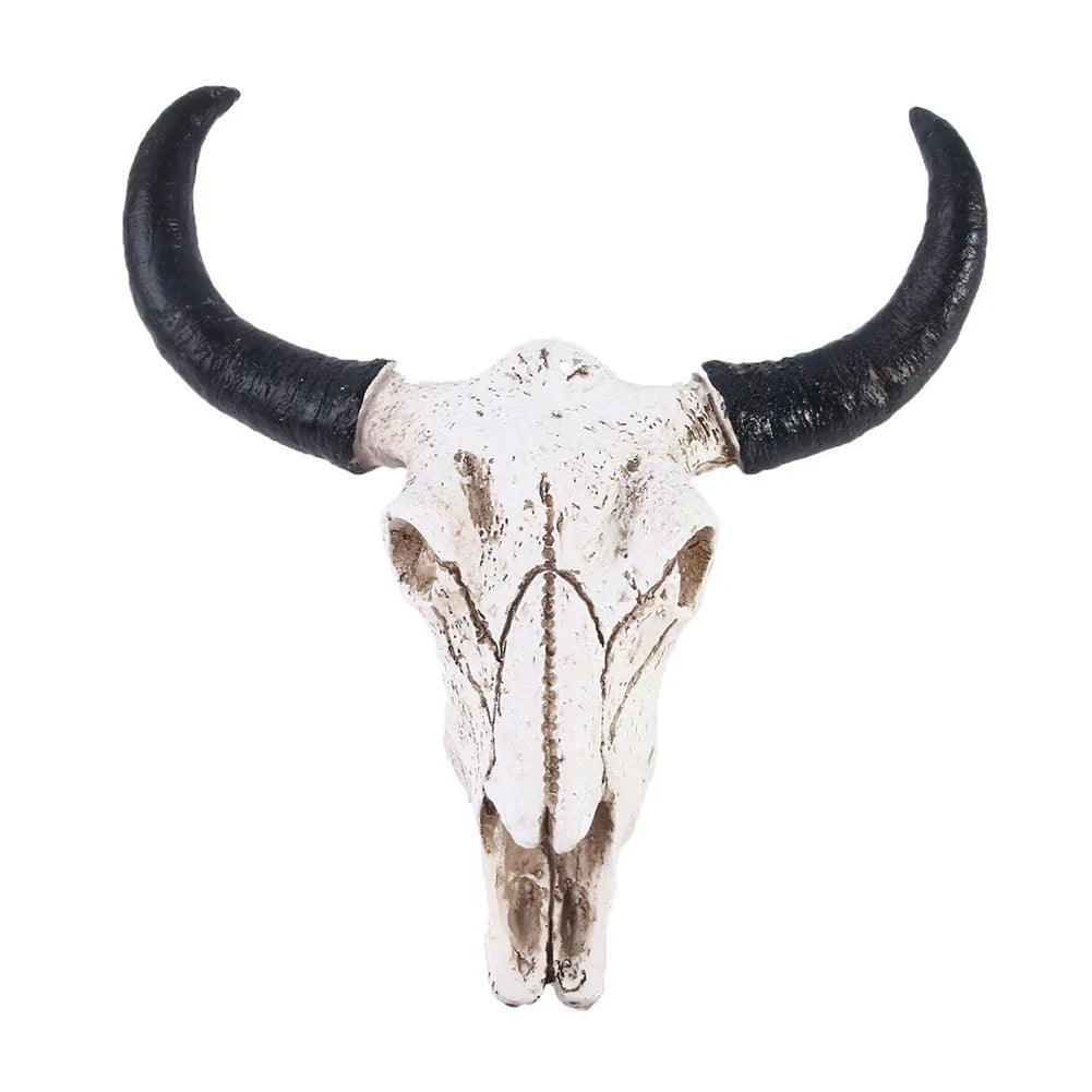 Calderro Resin Longhorn Skull Accent For Home Interiors