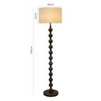 Hoshi Wooden Japandi Floor Lamp With Warm Ambient Glow