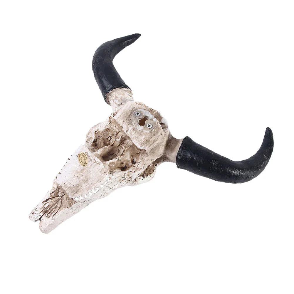 Calderro Resin Longhorn Skull Accent For Home Interiors