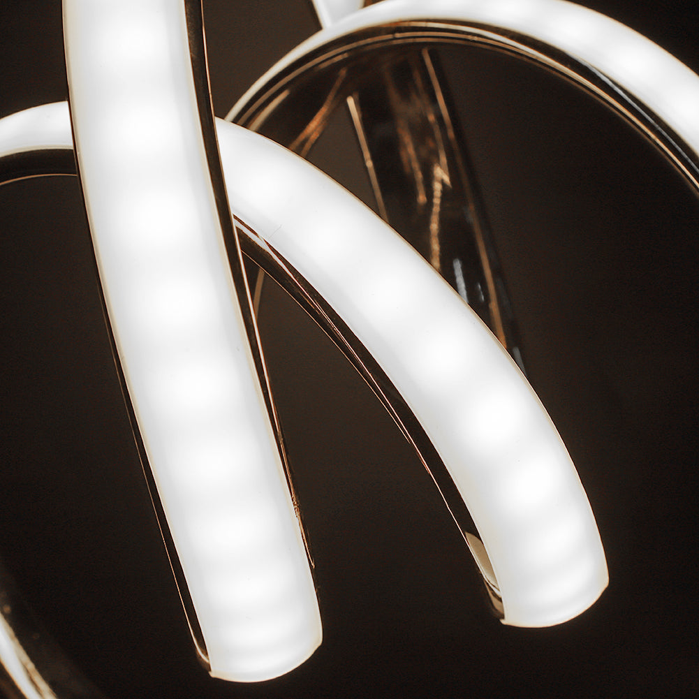 LumenWave | Spiral LED Table Lamp With Endless Glow