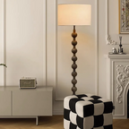 Hoshi Wooden Japandi Floor Lamp With Warm Ambient Glow