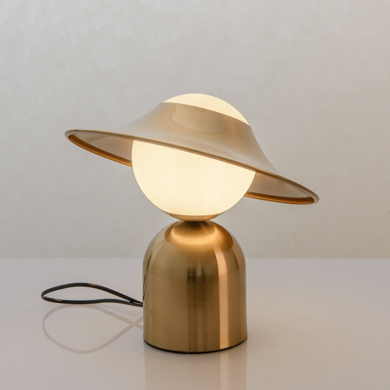 AureaNord Gold Nordic Table Lamp For Living Room Accent