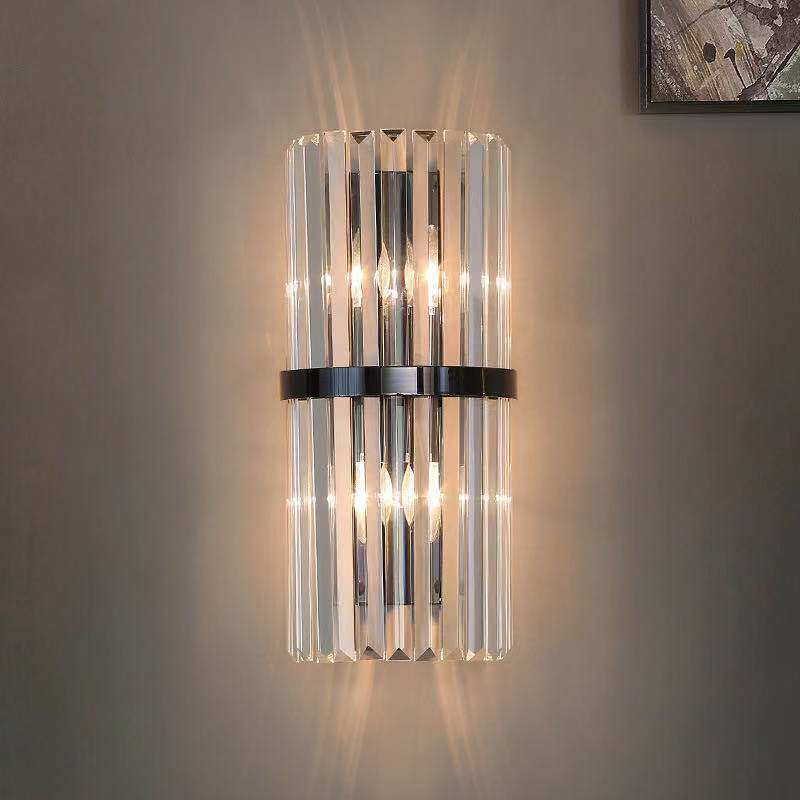 LumaLuxe Elegant Gold Wall Sconce With Warm Ambient Glow