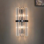 LumaLuxe Elegant Gold Wall Sconce With Warm Ambient Glow
