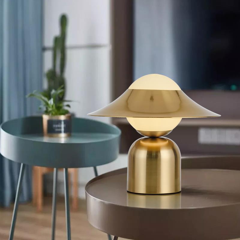 AureaNord Gold Nordic Table Lamp For Living Room Accent